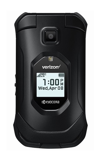 Kyocera DuraXV Extreme E4810, closed, in black
