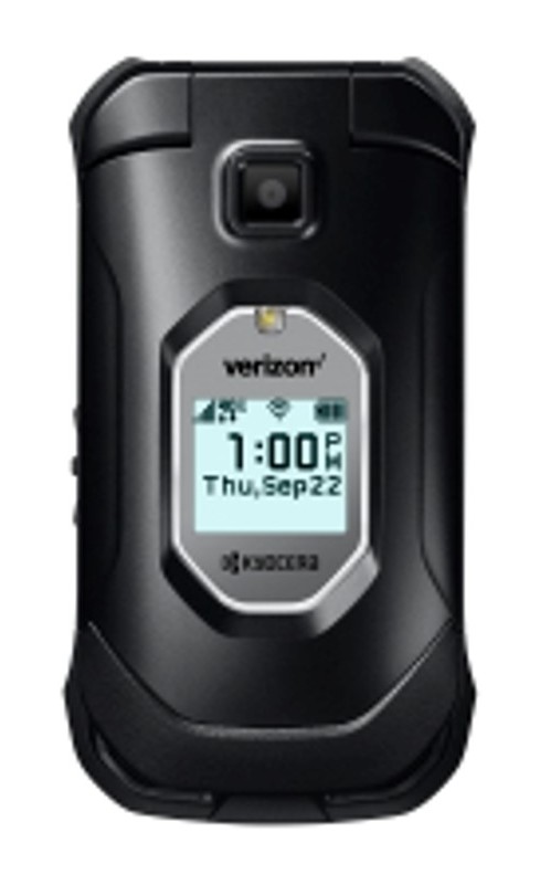 Kyocera DuraXV Extreme+ E4811, closed, in black